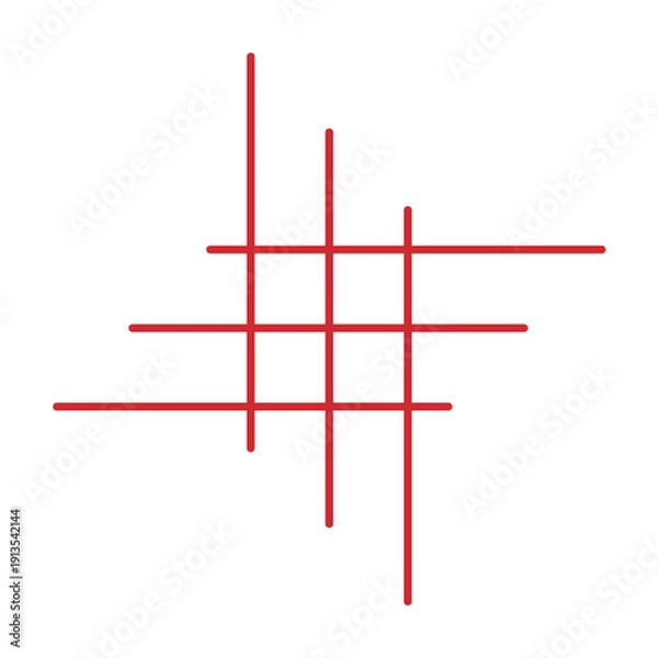 Obraz Abstract Grid Lines Vector Background