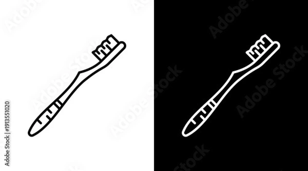 Obraz Tooth Brush Icon