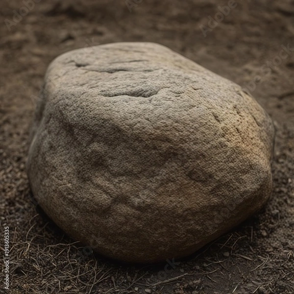 Obraz Stone A rounded irregular shape Stability permanence