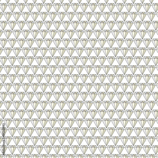 Fototapeta diamond background pattern on white
