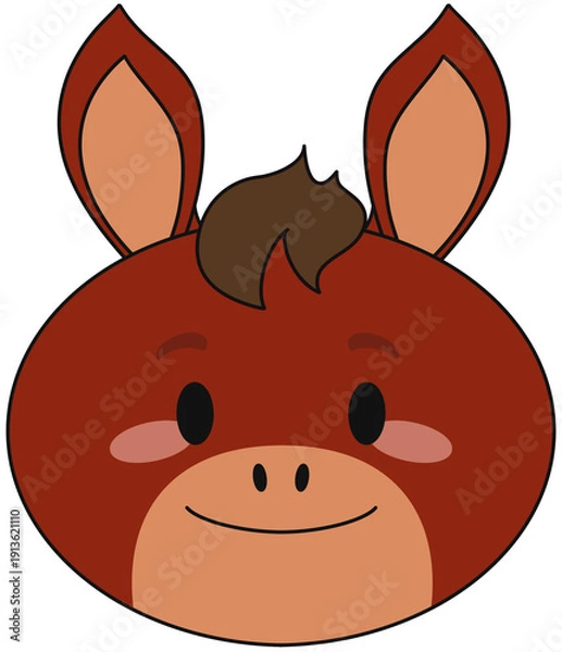 Obraz 동물말(기본테두리얼굴기본표정)