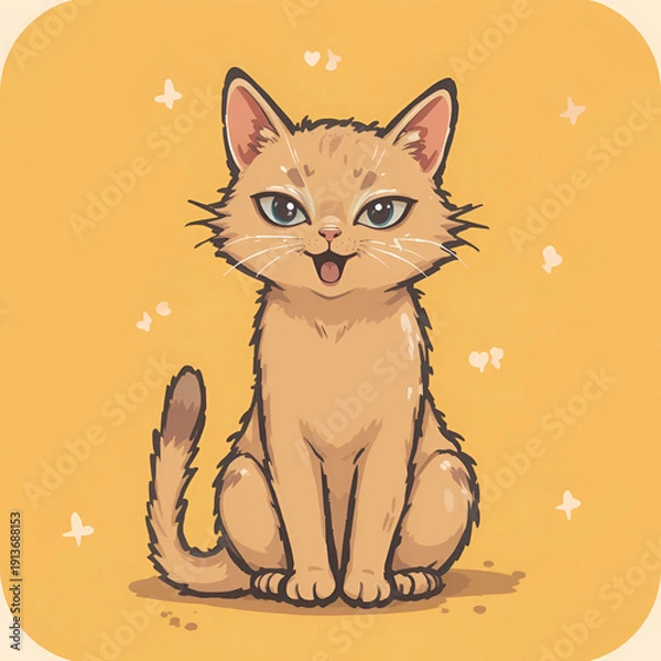 Fototapeta Declawing icon style