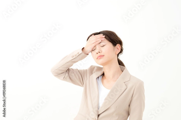 Fototapeta 暑い・ビジネスウーマン