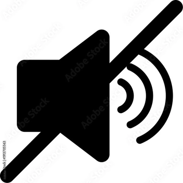 Obraz mute icon