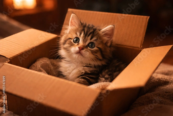 Obraz cat on the couch