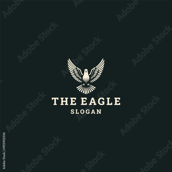 Obraz Eagle logo icon design template vector illustration