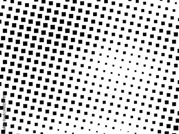 Fototapeta Abstract geometric pattern with small squares.