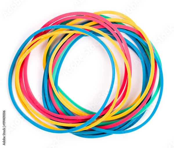 Fototapeta Elastic band isolated