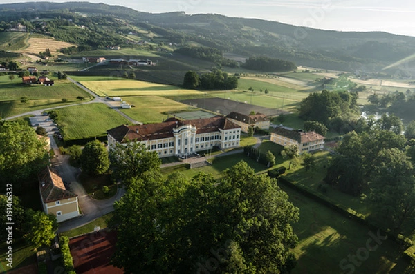Obraz schloss von oben