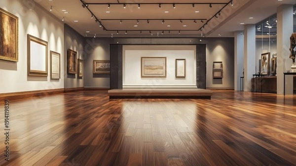 Obraz Museum interior gallery