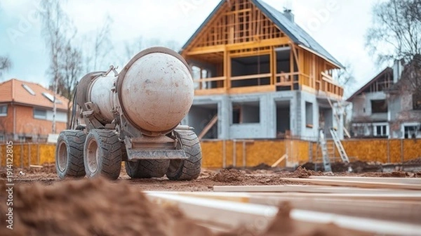 Obraz Construction site vehicle