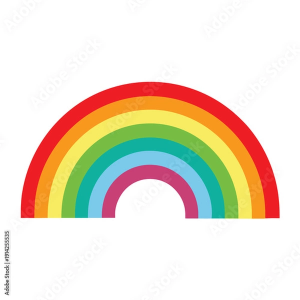 Obraz colorful rainbow background