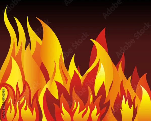 Obraz flame pattern