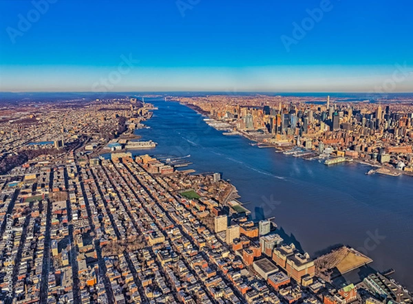 Obraz New Jersey New York aerial