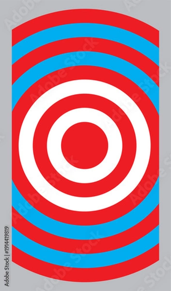 Obraz target with flag