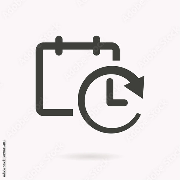 Obraz Calendar vector icon.