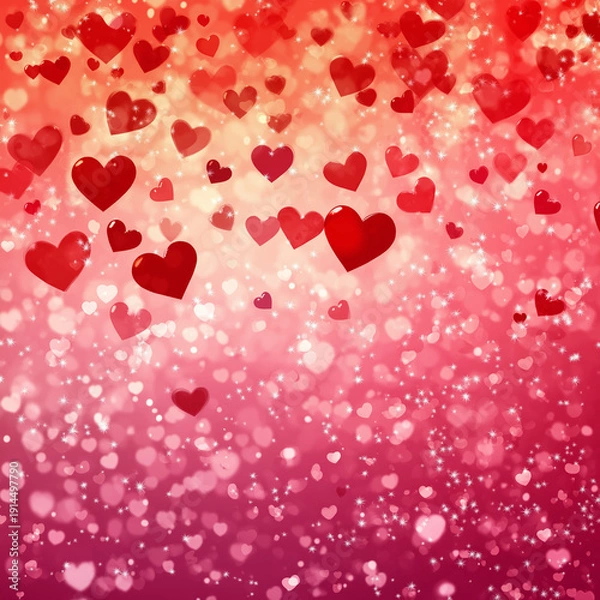 Obraz valentines day background