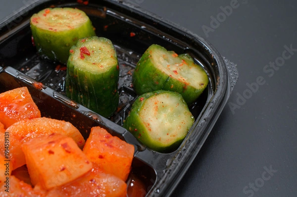 Obraz キムチセットのキュウリキムチ