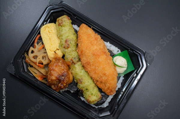 Obraz 定番の海苔弁当