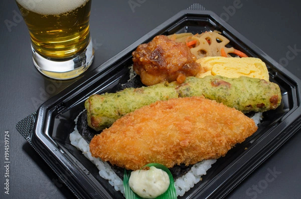 Obraz 定番の海苔弁当