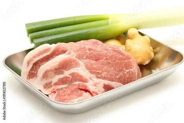 Obraz 豚肉と香味野菜