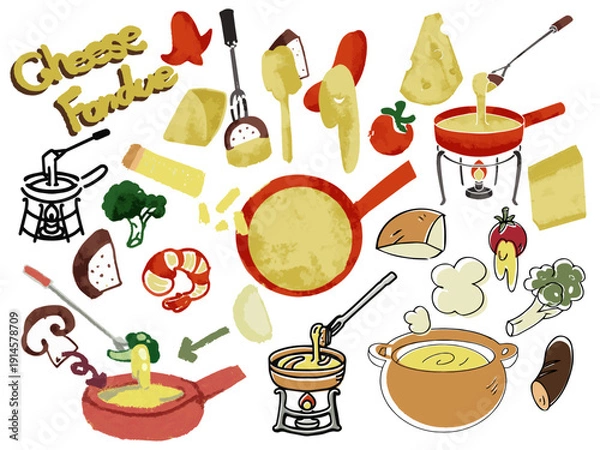 Obraz チーズフォンデュ