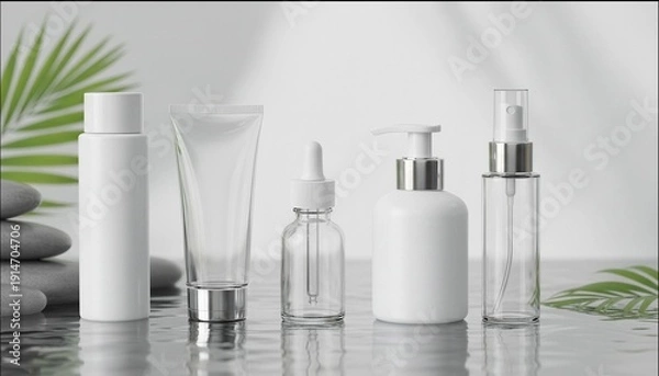 Obraz コスメボトル　モックアップ　サンプルイメージ