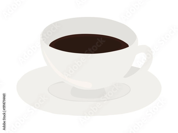 Obraz コーヒー 主線なし