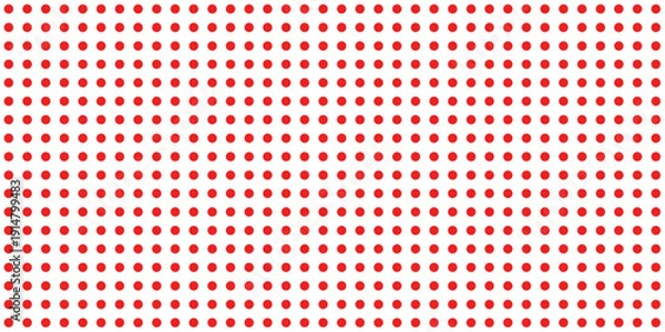 Fototapeta abstract red dot grid pattern design.