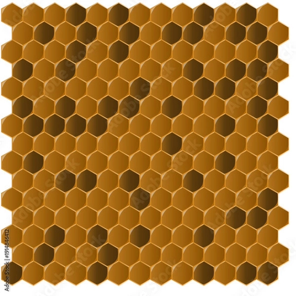Obraz honeycomb pattern background