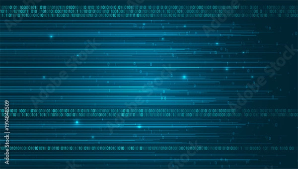 Obraz Abstract infographics visualization. Big data code representation. Futuristic network or business analytics. Graphic concept for your design.