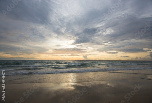 Fototapeta Amazing color of sunset