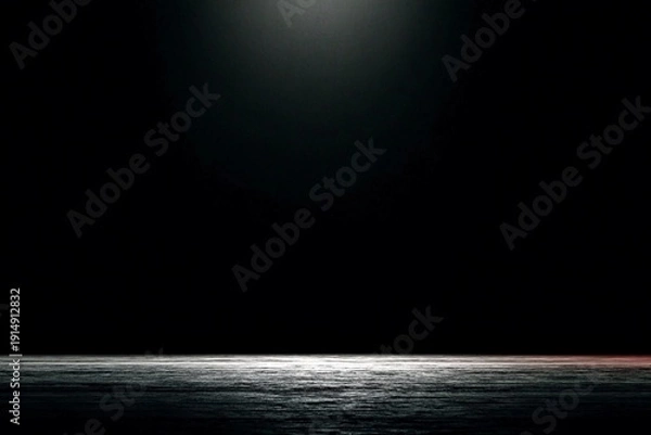 Obraz Spotlight Reveals a Dramatic Stage Waiting for a Captivating Performance Generative AI