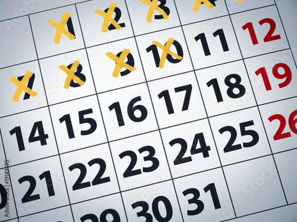 Obraz Countdownt to D day