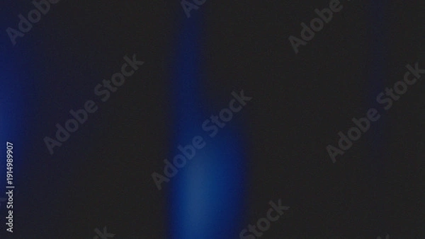 Obraz Abstract blurred dark background with vertical blue light spots and gradient.