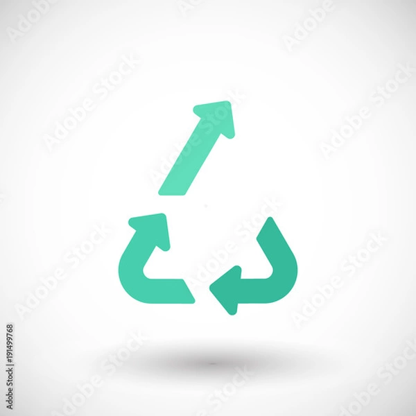 Obraz Upcykling płaski wektor ikona