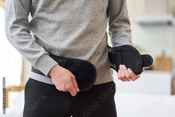 Obraz 腰にコルセットを巻くアジア人男性