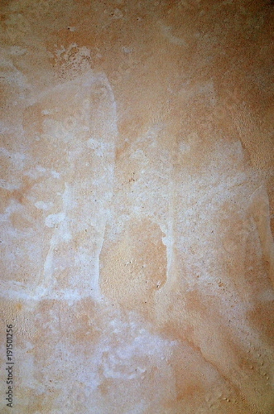 Fototapeta Detail of a dried plaster wall with texture for a background