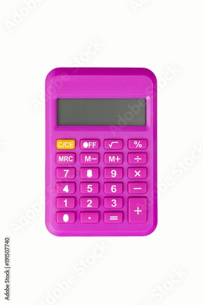 Obraz pink calculator
