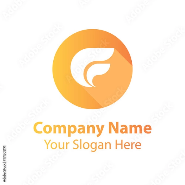 Fototapeta Abstract graphic icon, logo design template, symbol for company