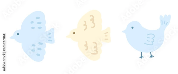 Obraz 귀여운 새 아이콘