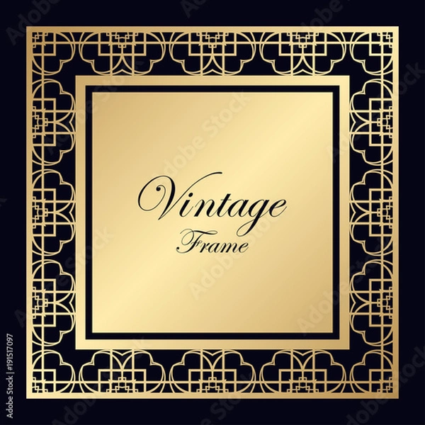 Obraz Vintage ornamental frame