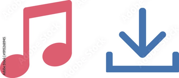 Obraz 音符　ダウンロード　アイコン