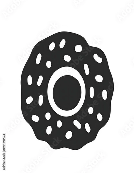 Obraz Simple Donut Icon