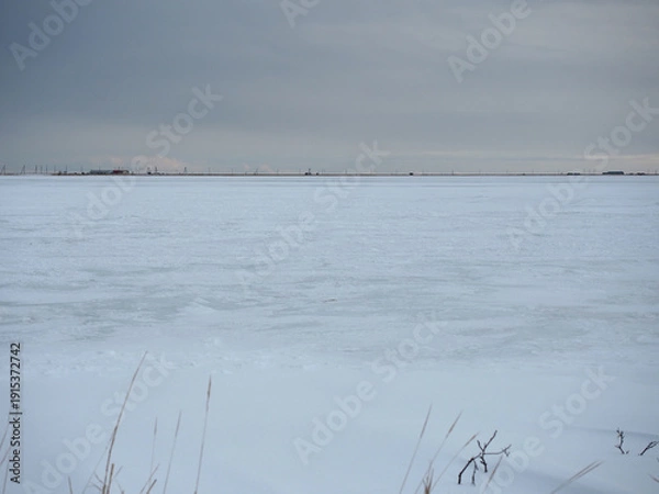 Obraz 真っ白になった海面