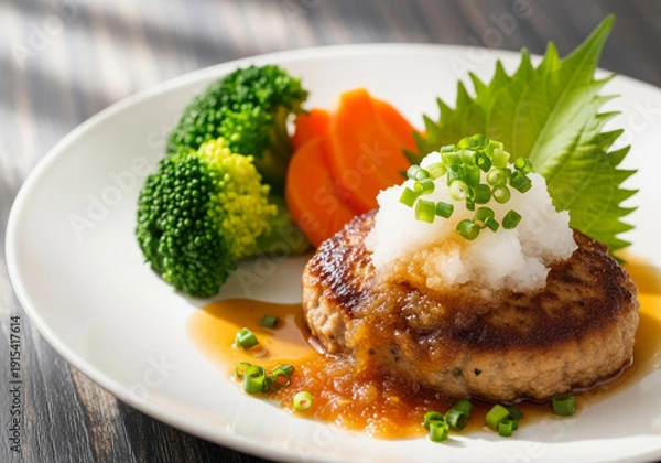 Obraz 和風おろしハンバーグ