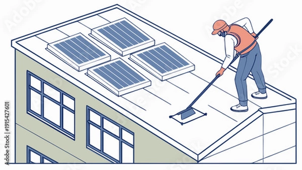 Obraz house plan blueprint