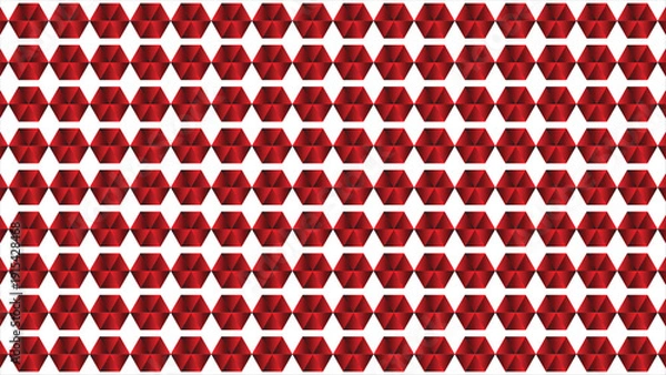 Fototapeta  Geometric Pattern colored  and white  Seamless Vector Background Stock