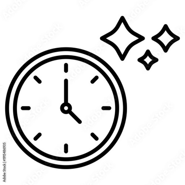 Obraz time smart icon