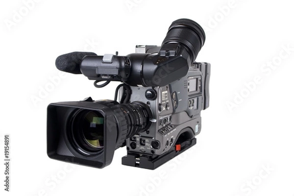 Obraz Pro Video camera isolated